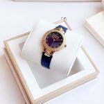 Đồng Hồ Nữ Versus mẫu mới thật xinh với dây da xanh navy đẹp mặn mà