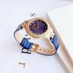 Đồng Hồ Nữ Versus mẫu mới thật xinh với dây da xanh navy đẹp mặn mà
