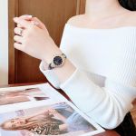 Đồng Hồ Nữ Versus mẫu mới thật xinh với dây da xanh navy đẹp mặn mà