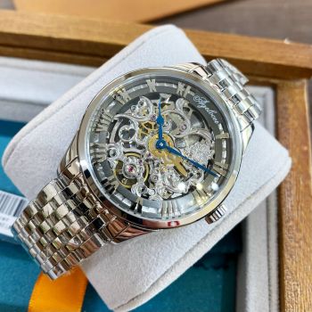 Đồng Hồ Nam Agelocer Bosch 5401A9 - Siêu phẩm thanh lịch với hoạ tiết hoa văn độc lạ kết hợp với bộ khung xương skeleton