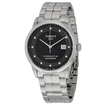 Đồng Hồ Nam Tissot Luxury Automatic Chronometer T086.408.11.056.00 Màu Đen Bạc