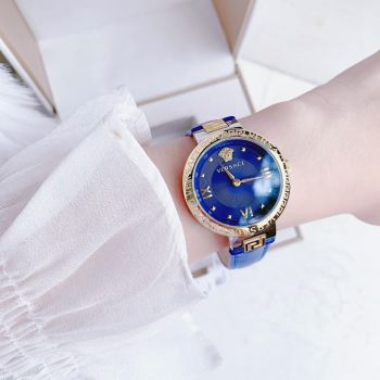 Đồng Hồ Versace Medusa màu nude siêu đẹp Vepu01021