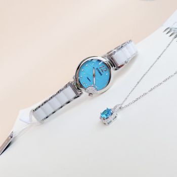 Đồng Hồ Nữ Starke mới chính hãng sk053 thiết kế đỉnh đẹp nhất của nhà Starke Tặng kèm dây chuyền cùng tone xinh xắn