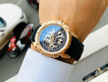 Đồng Hồ Nam Heritor Automatic Men Watch Automatic lộ cơ Skeleton, kính Sapphire chất lượng