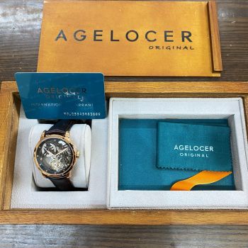 Đồng Hồ Agelocer Bosch-Tourbillon 9001D2 - Máy lộ cơ Skeleton thiết kế tối giản nhất nhưng mang lại cảm giác sang trọng nhất