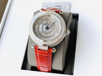 Đồng Hồ Nữ RIVERO mới ra lò đẹp xuất sắc - Hoạ tiết hạt rơi trong mặt theo chuyển động tay