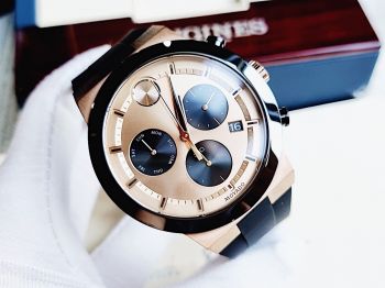 Đồng Hồ Movado Bold Fusion Chronograph Quartz Bronze 3600711 siêu đẹp dáng Hublot cá tính với dây silicone trẻ trung