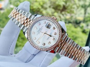 Đồng Hồ Rolex Datejust 36mm 126281 Rbr Mop Kim Zin New 2023 fullbox - Siêu phẩm cập bến