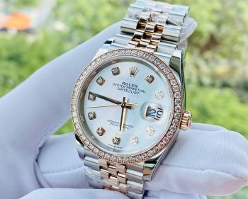 Đồng Hồ Rolex Datejust 36mm 126281 Rbr Mop Kim Zin New 2023 fullbox - Siêu phẩm cập bến