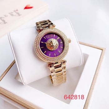 Đồng Hồ VERSUS Brick Lane Gold-tone Stainless Steel Ladies Watch VSP642818  - Màu tím lên tay đẹp mộng mơ