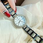 Đồng Hồ Fossil BQ3884 với Vỏ và dây đeo bằng thép không gỉ đính đá lấp lánh