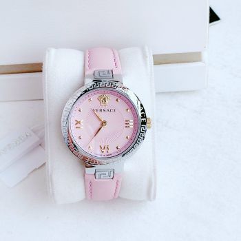 Đồng Hồ Nữ VERSACE Damenuhr Greca Lady VE2K00121 tone hồng ngọt ngào xinh ơi là xinh dành cho Nàng
