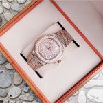 Đồng Hồ Huboler Nam Automatic Đính Full Đá Rose Gold Authentic 40mm