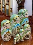 Búp Bê Matryoshka Nga - Nhà thờ Thánh Basil – bộ 7 con BB049