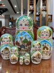 Búp Bê Matryoshka Nga - Nhà thờ Thánh Basil – bộ 7 con BB049