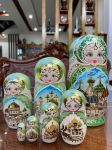 Búp Bê Matryoshka Nga - Nhà thờ Thánh Basil – bộ 7 con BB049