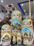 Búp bê Matryoshka Nga bộ gồm 7 con, dáng cao 22mm BB041