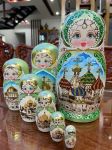 Búp Bê Matryoshka Nga - Nhà thờ Thánh Basil – bộ 7 con BB049