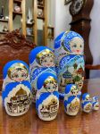 Búp Bê Matryoshka Nga - Nhà thờ Thánh Basil – bộ 7 con BB046