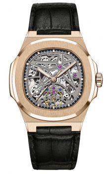 Đồng Hồ Carnival 8118G phiên bản Skeleton dây da, vỏ vàng