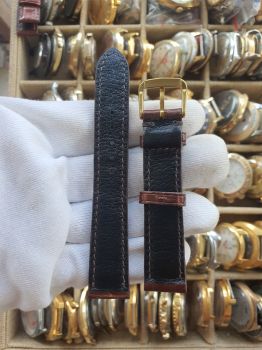 Dây đồng hồ da cá sấu khâu tay size 18 DAY130