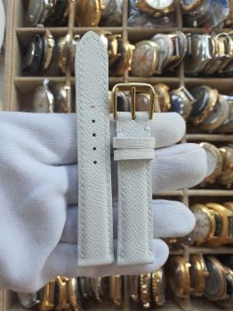 Dây đồng hồ da cá sấu khâu tay size 18 DAY134