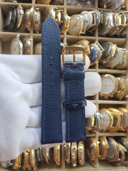 Dây đồng hồ da cá sấu khâu tay size 20 DAY135