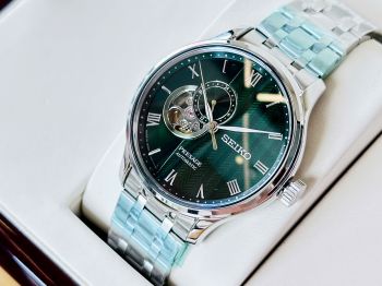 Đồng hồ Seiko Presage Open Heart Dial Green SSA463J1 – Nội địa Nhật, tinh hoa cơ khí và nghệ thuật chế tác