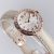 Đồng Hồ Swarovski Cetra 5672968 – Dây Nude, Viền Rose Gold Đính 42 Viên Pha Lê Swarovski