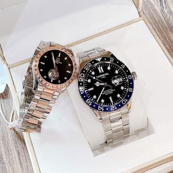 Đồng Hồ Cặp Đôi Carnival Submariner 8152G-VT-D1 – Thiết Kế Thể Thao, Sapphire, Automatic Nhật Bản