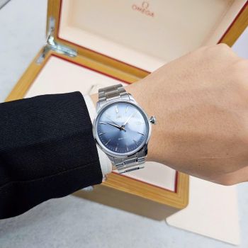 Đồng Hồ Nam Orient Automatic Bambino Classic RA-AC0M10L30B – Mặt Xanh Dương Thanh Lịch, Kính Cong Huyền Thoại