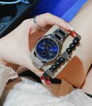 Đồng Hồ Cặp Đôi Fossil BQ2751 – Tone Silver Mặt Xanh, Thiết Kế Sang Trọng Cho Cặp Đôi