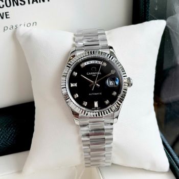 Đồng Hồ Carnival Automatic 8239G-VT-D Màu Đen Nam – Tiểu Rolex Day-Date, Automatic Japan, Sapphire 38mm