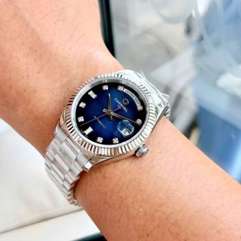 Đồng Hồ Carnival Automatic 8239G-VT-X Màu Xanh Nam – Tiểu Rolex Day-Date, Automatic Japan, Sapphire 38mm