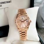 Đồng Hồ Nam Carnival Automatic 8239G-VV-V – Mặt Hồng Sang Trọng, Vỏ Dây Mạ Vàng, Size 38mm
