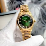 Đồng Hồ Nam Carnival 8239G-VV-XL – Rolex Style, Mặt Xanh, Dây Mạ Vàng, Automatic Japan