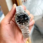 Đồng Hồ Carnival Automatic 8239G 18 Màu Nam Day-Date – Automatic Japan, Sapphire 38mm, Vỏ Thép, Mạ Vàng, Dây Thép, Demi