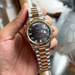 Đồng Hồ Carnival Automatic 8239G 18 Màu Nam Day-Date – Automatic Japan, Sapphire 38mm, Vỏ Thép, Mạ Vàng, Dây Thép, Demi