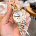 Đồng Hồ Carnival Automatic 8239G 18 Màu Nam Day-Date – Automatic Japan, Sapphire 38mm, Vỏ Thép, Mạ Vàng, Dây Thép, Demi