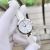 Đồng Hồ Nữ Tissot Flamingo T094.210.16.011.00 – 26mm, Mặt Trắng Thanh Lịch, Sapphire, Dây Da Trắng