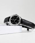 Đồng Hồ Nữ Tissot Tradition 5.5 Lady T063.009.16.058.00 – Mặt Đen Cổ Điển, Size 25mm, Dây Da, Swiss Quartz