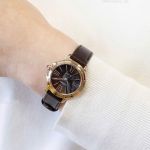 Đồng Hồ Citizen L Ceci Eco-Drive EM1163-09X Nữ Mặt Nâu Chocolate, Kính Sapphire, Vỏ Vàng Hồng
