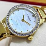 Đồng Hồ Nữ Citizen EZ7012-85D – Mặt Xà Cừ Óng Ánh, Thiết Kế Như Lắc Tay Thanh Lịch
