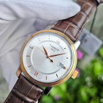 Đồng Hồ Tissot Bridgeport Quartz T097.410.26.038.00 – Demi Rose Gold, Sapphire, Size 40mm