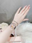 Đồng Hồ Nữ HANBORO 39mm – Đính Đá Sang Trọng, Mặt Số Nghệ Thuật, Dây Da Đen