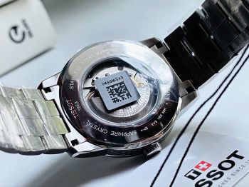 Đồng Hồ Nam Tissot Luxury Powermatic 80 Black T086.407.11.201.02 Màu Bạc