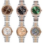 15+ Mẫu Đồng Hồ Carnival 8131G 40mm Automatic Japan – Bezel Khía, Đính Đá Swarovski, Đa Dạng Màu Sắc