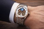 Đồng Hồ Hanboro Automatic 2026 Mặt Địa Cầu 3D Size 44mm Demi Gold – Siêu Phẩm Thiết Kế Sang Trọng Đậm Chất Luxury