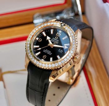 Đồng hồ Omega Seamaster Planet Ocean 600M vàng khối 18K đính kim cương – Lựa chọn đẳng cấp tại Quảng Bình, Quảng Trị  232.58.38.20.01.001