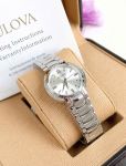 Đồng Hồ Bulova 96L280 Silver Viền Đá 8 Kim Cương – Vẻ Đẹp Thanh Lịch Đến Từ Thương Hiệu Đồng Hồ Mỹ Danh Tiếng
